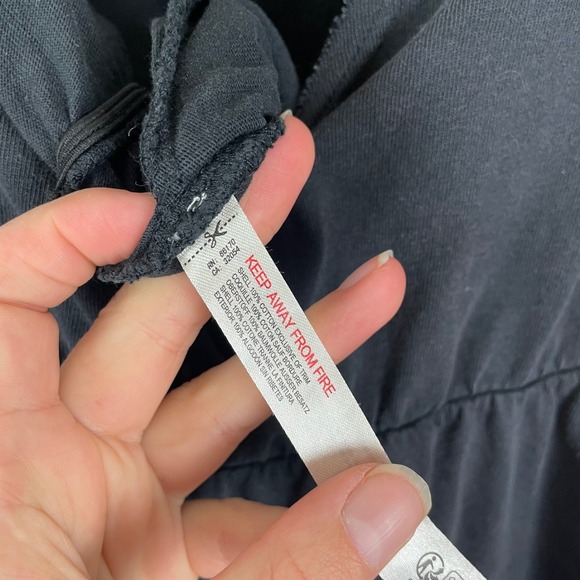 Free People Black Cozy Good Side Jumpsuit V Neck Short Sleeve Lounge Relaxed M - Picture 9 of 10